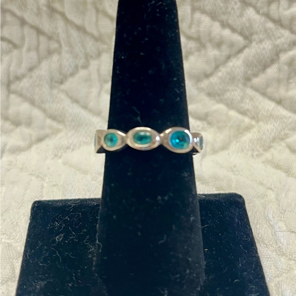 Silpada “Northern Lights” Sterling Ring Size 8